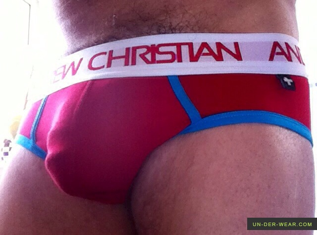 Andrew Christian red briefs